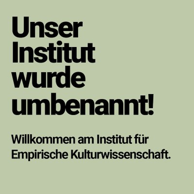Unser Institut wurde umbenannt