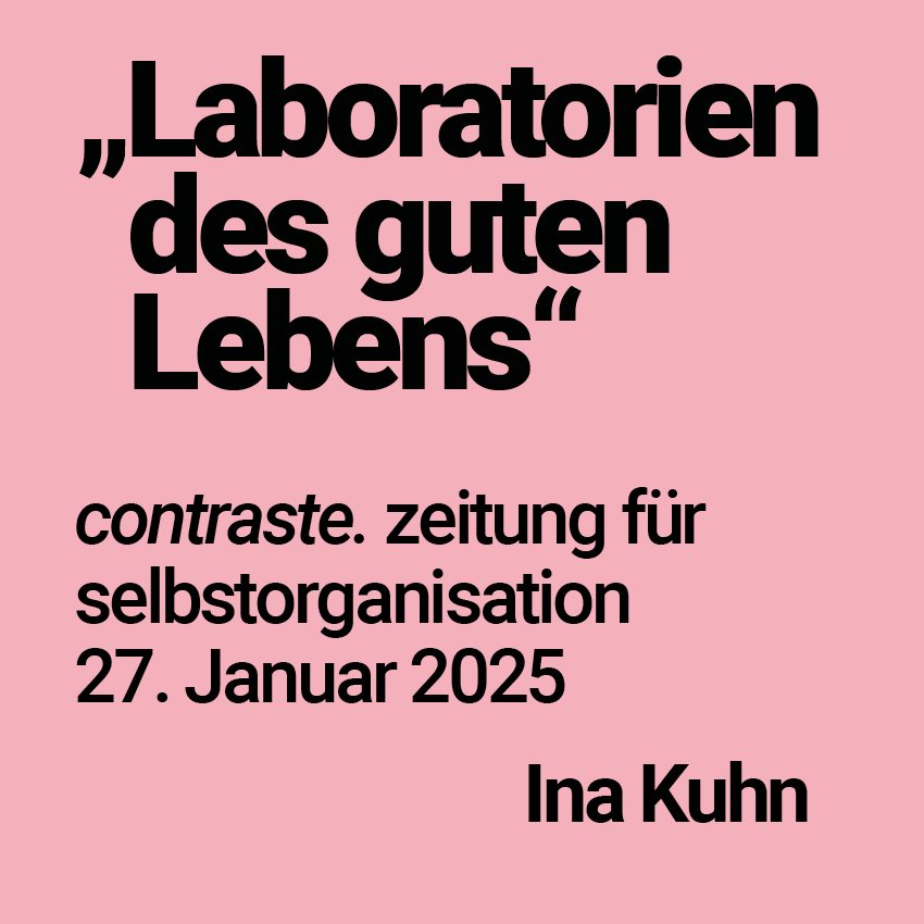 Laboratorien des guten Lebens