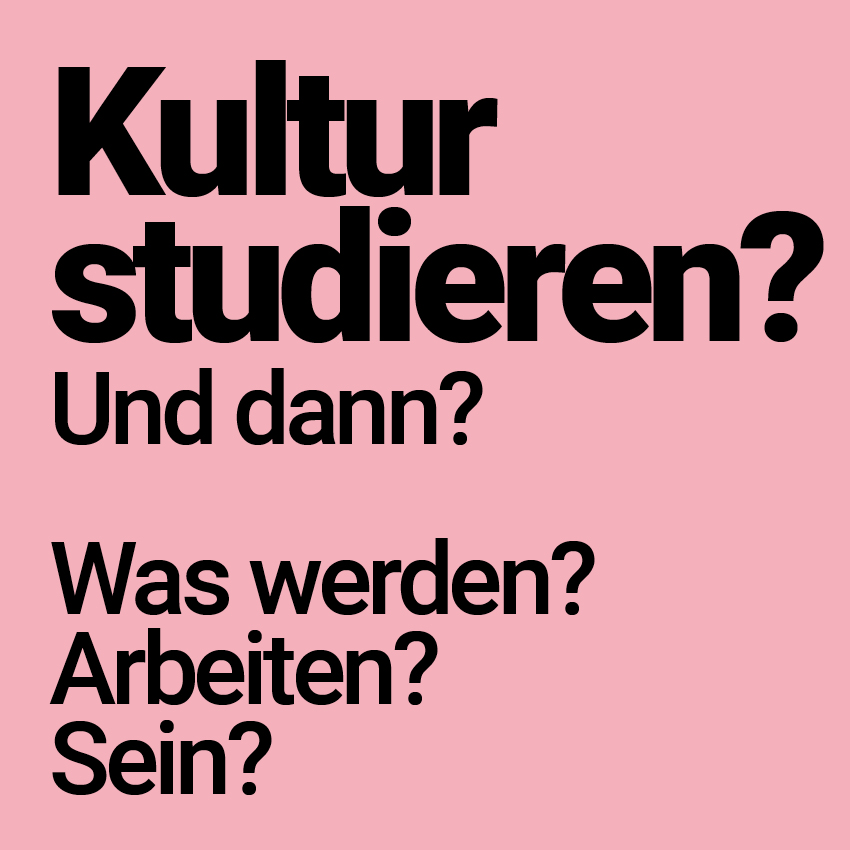 Kultur studieren - und dann?